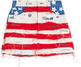 Marc Jacobs Mini-jupe en jean American Flag