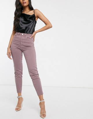 jeans mauve