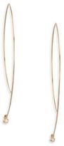 Thumbnail for your product : Mizuki Sea of Beauty Diamond & 14K Yellow Gold Bezel Long Drop Earrings