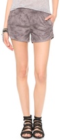 Thumbnail for your product : Monrow Leather Shorts