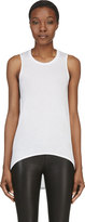 Thumbnail for your product : Helmut Lang White Jersey Kinetic Tank Top