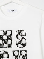 Thumbnail for your product : MSGM Kids logo sequin embellished top