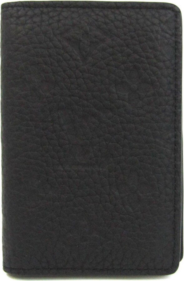 Louis Vuitton Organizer De Poche Black Leather Wallet (Pre-Owned