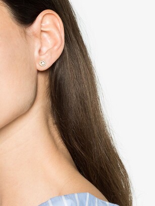 Rosa de la Cruz Diamond Heart Single Stud Earring