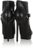 Thumbnail for your product : Saint Laurent Janis python ankle boots