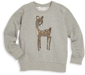 Mini Rodini Little Girl's & Girl's Organic Cotton Deer Graphic Sweatshirt