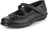 Thumbnail for your product : Free Spirit 19533 Freespirit Hattie Girls Leather Butterfly School Shoes