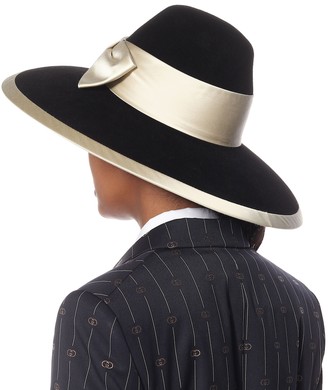 Gucci Bow-embellished felt hat