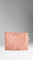 Thumbnail for your product : Burberry Vinyl Beauty Wallet with Flowers