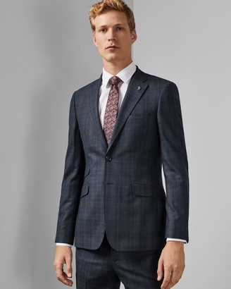 Ted Baker Sterling Two-piece Checked Suit