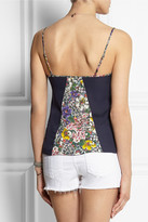 Thumbnail for your product : Band Of Outsiders Floral-print silk crepe de chine camisole