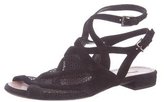 Thumbnail for your product : Alaia Suede Caged Sandals