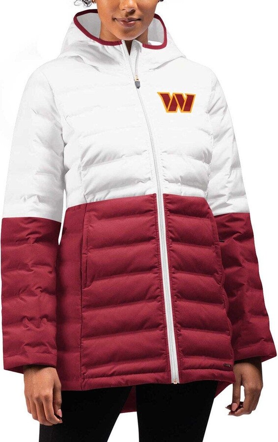 Women's MSX by Michael Strahan White/Burgundy Washington Commanders