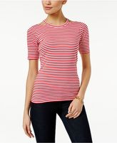 Thumbnail for your product : MICHAEL Michael Kors Striped Cutout Top