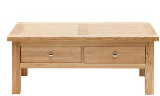 Willis & Gambier Ash 'Denver' Coffee Table With 2 Drawers