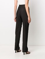 Thumbnail for your product : Loulou Open Leg Chain Detail Trousers