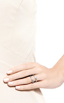 Thumbnail for your product : Fallon Pavé-Crystal Double Band Ring