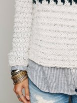 Thumbnail for your product : Free People Fuzzy Fairisle Pullover