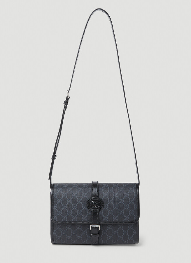 Gucci GG-jacquard Coated-canvas Cross-body Bag - Black - ShopStyle
