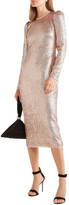 Thumbnail for your product : Rachel Zoe Jeane Open-back Sequined Crepe Midi Dress