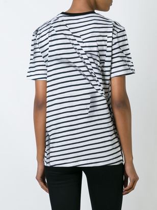 McQ 'Swallow' striped T-shirt