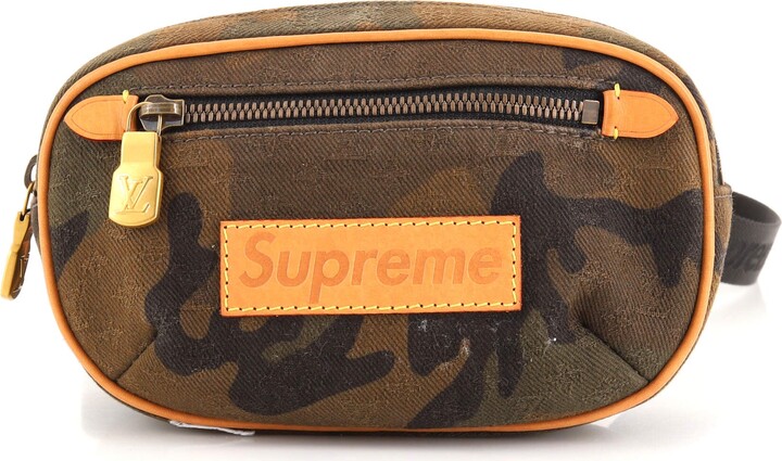 Louis Vuitton Bum Bag Limited Edition Supreme Camouflage Canvas