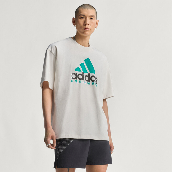 adidas Equipment Tee Cloud White S Mens