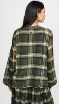 Thumbnail for your product : Camilla Peasant Blouse with Front Lacing
