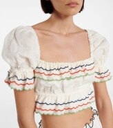 Thumbnail for your product : Sir. Francine linen top