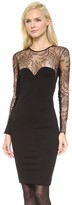 Thumbnail for your product : Mason by Michelle Mason Long Sleeve Dress with Lace