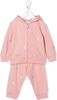 Thumbnail for your product : Ralph Lauren Kids Logo-Embroidered Tracksuit Set