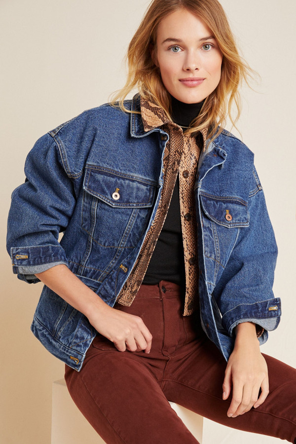 pilcro classic denim jacket