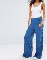 Thumbnail for your product : ASOS Slouch Wide Leg Pants with Drop Pockets