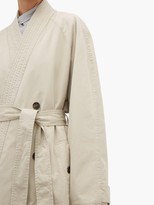 Thumbnail for your product : Balenciaga Judo Cotton-gabardine Trench Coat - Beige