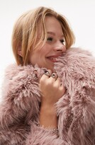 Thumbnail for your product : Topshop Faux Fur Longline Coat