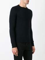 Thumbnail for your product : Saint Laurent striped crew neck jumper