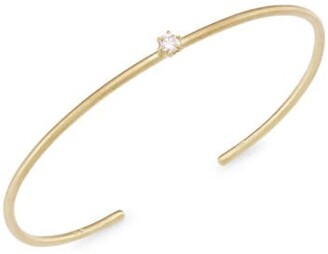 Ila Tatum 14K Gold & Diamond Cuff Bracelet