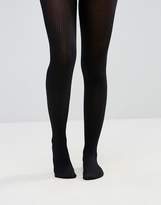 Thumbnail for your product : ASOS Design DESIGN fine rib tights