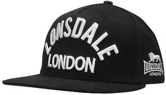Lonsdale London Mens LDN Snapback Cap Hat Flat Peak Headwear Accessories