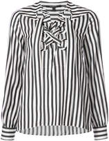 Thumbnail for your product : Derek Lam Long Sleeve Lace Up Blouse