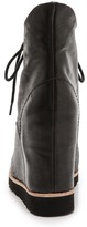 Thumbnail for your product : Matiko Cooper Lace Up Wedge Boots