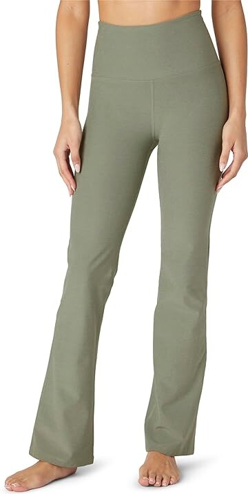Beyond Yoga Spacedye High Waisted Practice Pants (Grey Sage Heather)  Women's Casual Pants - ShopStyle