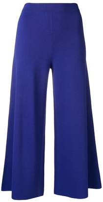 Theory cropped wide leg trousers
