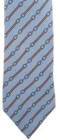 Thumbnail for your product : Gucci Horsebit Print Silk Tie
