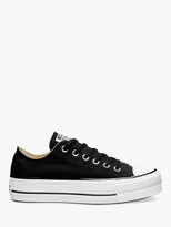 Thumbnail for your product : Converse Lift Low Top Textile Trainers, Black