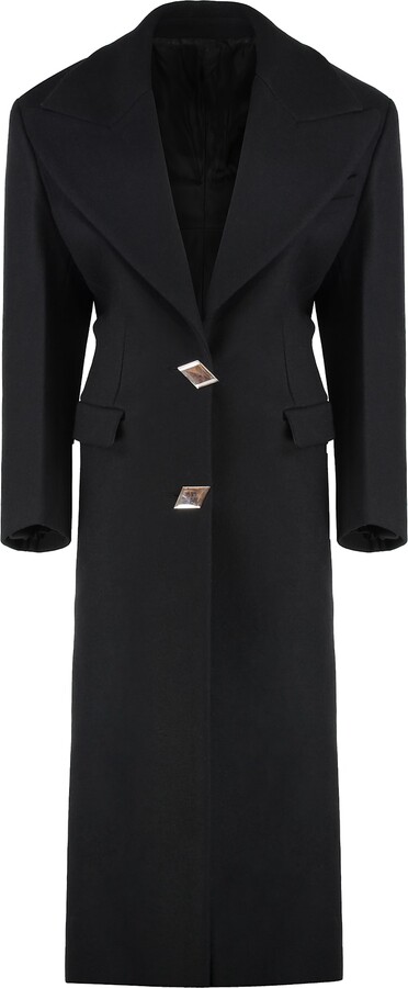 ATTICO Virgin Wool Long Coat