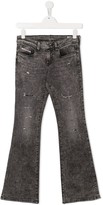 Thumbnail for your product : Diesel Flared Stonewashed Jeans
