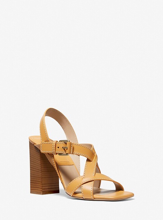 Michael Kors Leather Sandals | Shop the world's largest collection 