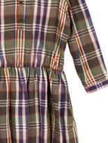 Thumbnail for your product : Bonpoint Girls' Plaid Long Sleeve Dress
