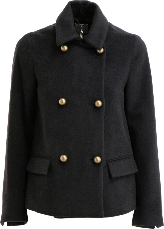 Kiltie Double-Breasted Gold-Button Jacket